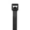 Panduit Cable Tie, 8-1/2 in L, 2 in Max Bundle Dia., Black, Nylon 6/6, 80 lb Strength, 250 PK PRT2H-TL0 - alternate 2